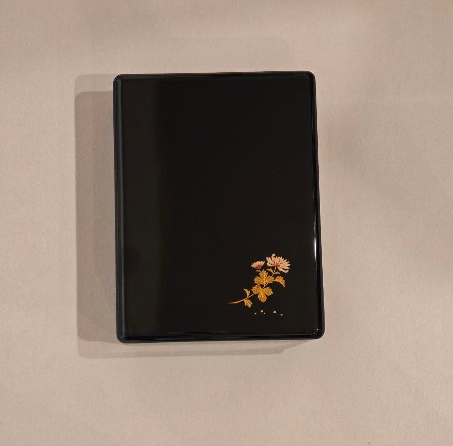 輪島塗 蒔絵 万年筆コレクションケース（菊・小）