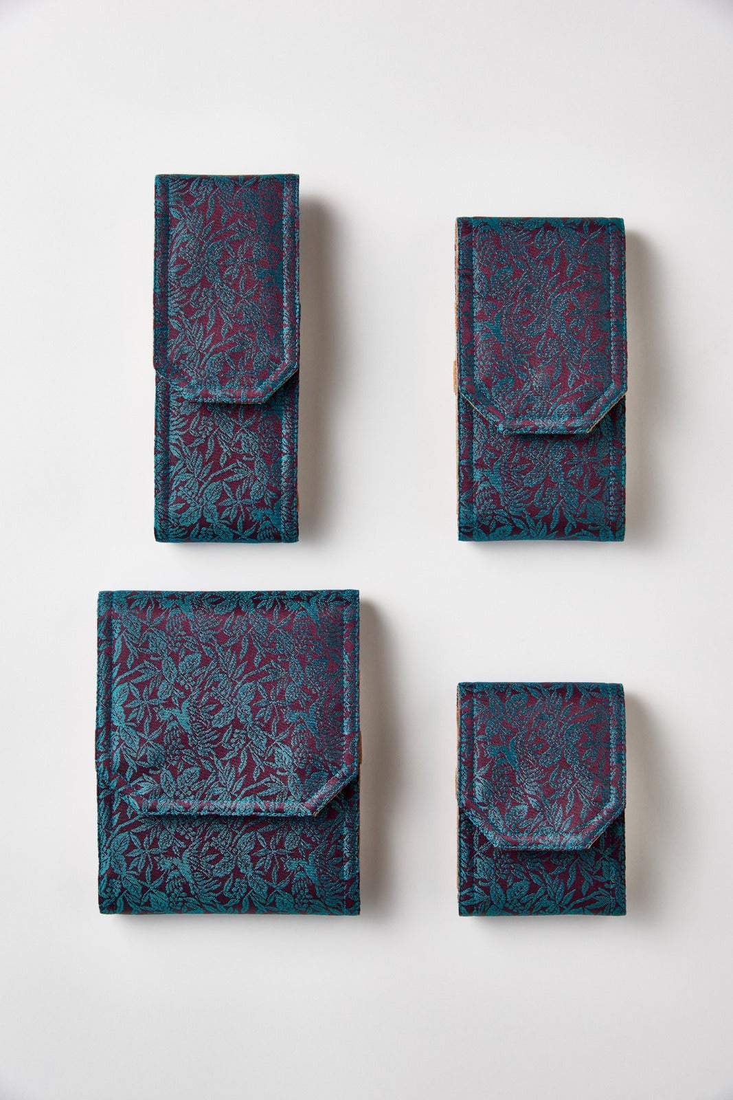 フラップ付き ペンケース 桐竹鳳凰柄