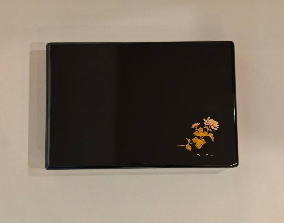 輪島塗 蒔絵 万年筆コレクションケース（菊　大）